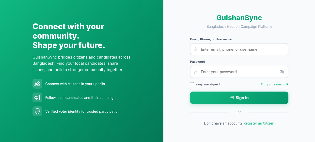 Connect Login